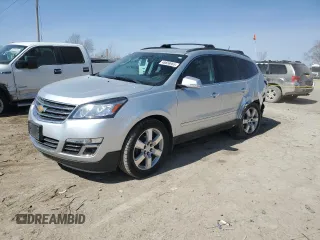 2016 Chevrolet Traverse LTZ with VIN 1GNKVJKD2GJ238668, listed as a Copart auction lot 48658965 with 106,924 mi miles and Salvage Title. Bid and sale history available at DreamBid. Image 1.