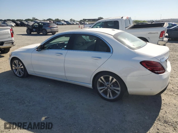 2018 Mercedes-Benz C 300 with VIN 55SWF4JB0JU261517, listed as a Copart auction lot 55634265 with 75,945 mi miles and Salvage title. Bid and sale history available at DreamBid. Image 2.
