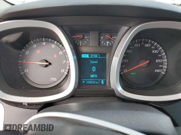 2015 Chevrolet Equinox LS with VIN 2GNALAEK3F6124508, listed as a Copart auction lot 52595755 with 156,826 mi miles and Salvage Title. Bid and sale history available at DreamBid. Image 9.