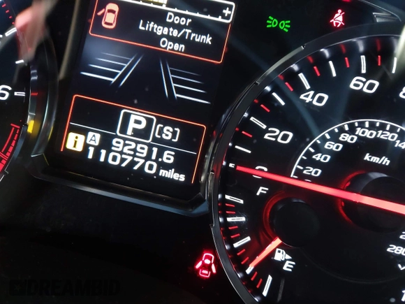 2018 Subaru WRX Limited with VIN JF1VA1L61J8821738, listed as a IAAI auction lot 41353087 with 110,770 mi miles. Bid and sale history available at carsss.com. Image 15.