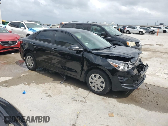 2022 Kia Rio S with VIN 3KPA24ADXNE502195, listed as a Copart auction lot 51532625 with 29,981 mi miles and Salvage Title. Bid and sale history available at carsss.com. Image 4.