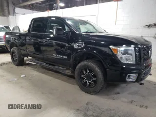 2017 Nissan Titan XD SV with VIN 1N6BA1F42HN519598, listed as a Copart auction lot 81415254 with 176,020 mi miles and Clean Title. Bid and sale history available at carsss.com. Image 4.
