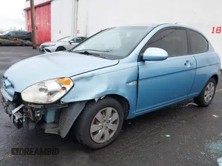 2008 Hyundai Accent GS with VIN KMHCM36C58U094977, listed as a IAAI auction lot 41495883 with 160,708 mi miles. Bid and sale history available at carsss.com. Image 2.