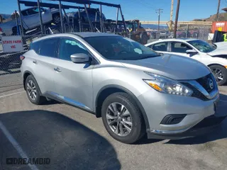 2017 Nissan Murano Platinum with VIN 5N1AZ2MG5HN146496, listed as a IAAI auction lot 41814912 with 78,373 mi miles. Bid and sale history available at carsss.com. Image 1.
