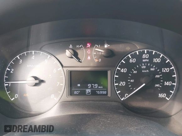 2014 Nissan Sentra S with VIN 3N1AB7APXEY212696, listed as a IAAI auction lot 42158772 with 75,998 mi miles and . Bid and sale history available at DreamBid. Image 7.