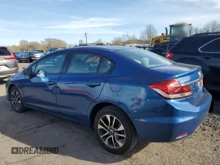 2015 Honda Civic EX with VIN 19XFB2F86FE220529, listed as a Copart auction lot 50651125 with 105,982 mi miles and Salvage Title. Bid and sale history available at DreamBid. Image 2.