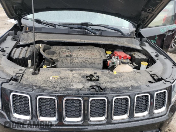2020 Jeep Compass Altitude z VIN 3C4NJCBBXLT108507, wystawiony jako Copart lot #81733784 z przebiegiem 69 859 mil mil oraz Szkody całkowita. Historia ofert i sprzedaży dostępna na DreamBid. Obrazek 11.