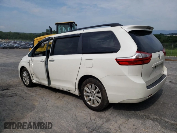 2017 Toyota Sienna XLE with VIN 5TDDZ3DC0HS169103, listed as a Copart auction lot 63275325 with 311,578 mi miles and Salvage title. Bid and sale history available at DreamBid. Image 2.