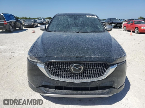 2024 Mazda CX-5 2.5 Turbo Signature with VIN JM3KFBXY2R0354346, listed as a Copart auction lot 49260525 with 9,571 mi miles and Salvage Title. Bid and sale history available at carsss.com. Image 5.