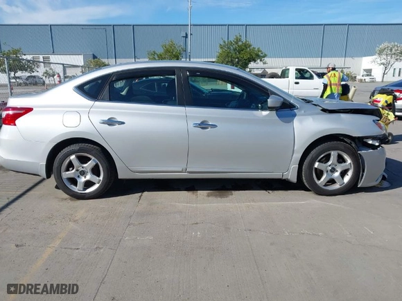 2017 Nissan Sentra SV with VIN 3N1AB7AP8HL640977, listed as a IAAI auction lot 42019961 with 105,861 mi miles. Bid and sale history available at carsss.com. Image 13.