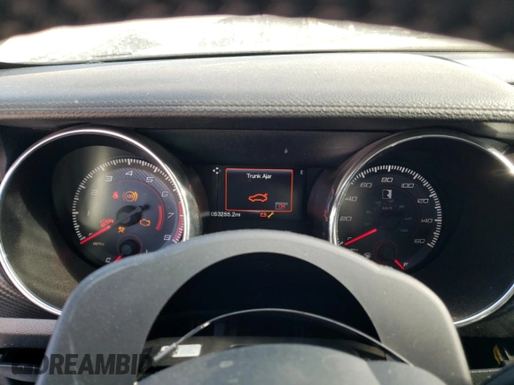 2017 Ford Mustang V6 with VIN 1FA6P8AM4H5279768, listed as a Copart auction lot 44333705 with 53,255 mi miles and Salvage Title. Bid and sale history available at carsss.com. Image 9.