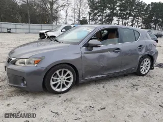 2012 Lexus CT 200h with VIN JTHKD5BH4C2114149, listed as a Copart auction lot 48964375 with 170,874 mi miles and Salvage Title. Bid and sale history available at carsss.com. Image 1.