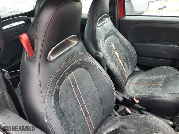 2013 FIAT 500 Abarth with VIN 3C3CFFJH4DT633956, listed as a Copart auction lot 74962744 with 0 mi miles and Non Repairable. Bid and sale history available at carsss.com. Image 10.