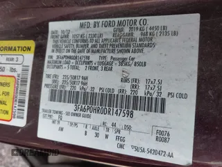 2013 Ford Fusion SE с VIN 3FA6P0HR0DR147598, выставлен на аукционе IAAI как лот 41981294 с пробегом 122 037 миль миль и . История ставок и продаж доступна на DreamBid. Изображение 9.