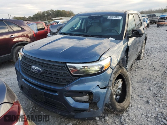 2020 Ford Explorer with VIN 1FMSK8BH9LGB76945, listed as a Copart auction lot 83568874 with 83,616 mi miles and Salvage Title. Bid and sale history available at carsss.com. Image 5.