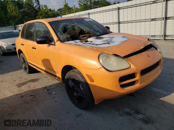 2006 Porsche Cayenne S with VIN WP1AB29P66LA64110, listed as a Copart auction lot 52128574 with 0 mi miles and Salvage Title. Bid and sale history available at carsss.com. Image 4.