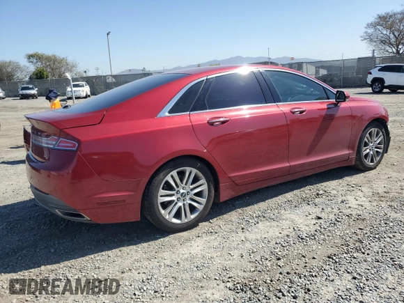 2014 Lincoln MKZ with VIN 3LN6L2GK4ER828009, listed as a Copart auction lot 49813955 with 117,934 mi miles and Salvage Title. Bid and sale history available at carsss.com. Image 3.