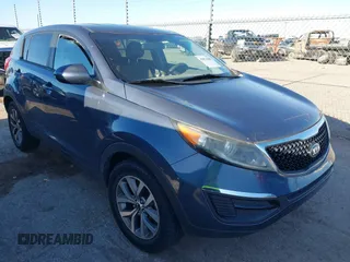 2016 Kia Sportage LX with VIN KNDPB3AC5G7868063, listed as a IAAI auction lot 42071089 with Not Provided miles. Bid and sale history available at carsss.com. Image 1.