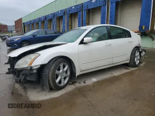 2005 Nissan Maxima SE z VIN 1N4BA41E95C860742, wystawiony jako Copart lot #57447655 z przebiegiem 141 894 mil mil oraz Szkoda całkowita • Salvage title. Historia ofert i sprzedaży dostępna na DreamBid. Obrazek 1.