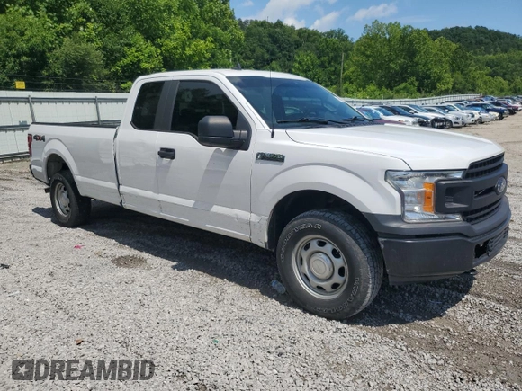 2020 Ford F-150 XL with VIN 1FTEX1E55LKD33749, listed as a Copart auction lot 61183845 with 120,277 mi miles and Salvage title. Bid and sale history available at DreamBid. Image 4.