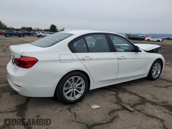 2017 BMW 3 Series 320i with VIN WBA8E1G57HNU14769, listed as a Copart auction lot 44388455 with 104,450 mi miles and Salvage Title. Bid and sale history available at carsss.com. Image 3.