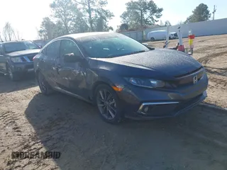 2019 Honda Civic Sedan EX with VIN 19XFC1F38KE003389, listed as a IAAI auction lot 41633696 with 77,825 mi miles. Bid and sale history available at carsss.com. Image 1.