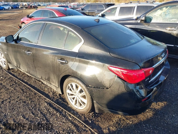 2017 Infiniti Q50 Premium with VIN JN1EV7ARXHM833924, listed as a IAAI auction lot 41397630 with 278,408 mi miles and . Bid and sale history available at carsss.com. Image 6.