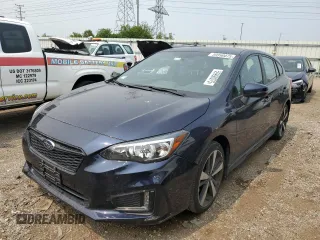 2019 Subaru Impreza Special Sports with VIN 4S3GTAM65K3703749, listed as a Copart auction lot 59990075 with 34,579 mi miles and Salvage title. Bid and sale history available at DreamBid. Image 1.