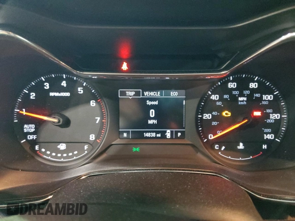 2022 Chevrolet TrailBlazer LT with VIN KL79MPS27NB136945, listed as a Copart auction lot 42689855 with 14,838 mi miles and Non Repairable. Bid and sale history available at DreamBid. Image 9.