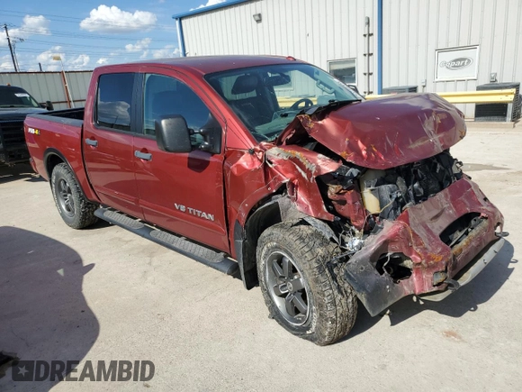 2015 Nissan Titan Pro-4X with VIN 1N6BA0EC8FN506760, listed as a Copart auction lot 54798324 with Not provided miles and Salvage title. Bid and sale history available at DreamBid. Image 4.