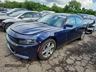 2015 Dodge Charger SXT with VIN 2C3CDXJG2FH888216, listed as a Copart auction lot 63340495 with 156,142 mi miles and Clean title. Bid and sale history available at DreamBid. Image 1.