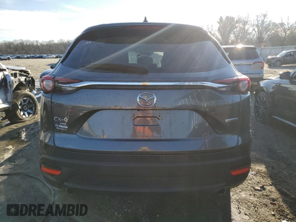 2022 Mazda CX-9 Touring with VIN JM3TCBCY6N0612672, listed as a Copart auction lot 88125255 with 28,456 mi miles and Non Repairable. Bid and sale history available at carsss.com. Image 6.