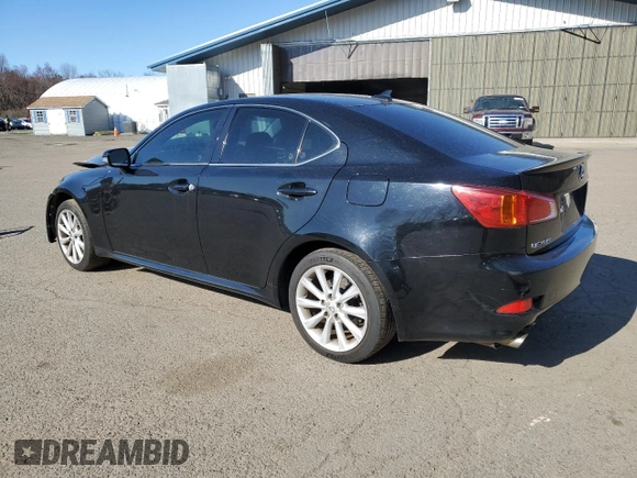 2010 Lexus IS 250 with VIN JTHCF5C20A5040491, listed as a Copart auction lot 53475435 with 153,298 mi miles and Salvage Title. Bid and sale history available at carsss.com. Image 2.