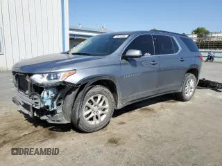 2020 Chevrolet Traverse LT Cloth with VIN 1GNERGKW8LJ282450, listed as a Copart auction lot 73414484 with 56,264 mi miles and Salvage title. Bid and sale history available at DreamBid. Image 1.