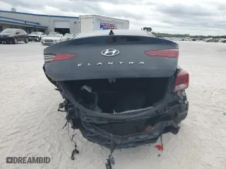 2019 Hyundai Elantra Preferred with VIN KMHD84LF6KU878072, listed as a Copart auction lot 76805244 with 0 mi miles and Non Repairable. Bid and sale history available at carsss.com. Image 6.