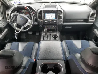 2019 Ford F-150 Raptor with VIN 1FTFW1RG7KFB03737, listed as a Copart auction lot 45483195 with 79,348 mi miles and Salvage Title. Bid and sale history available at carsss.com. Image 8.