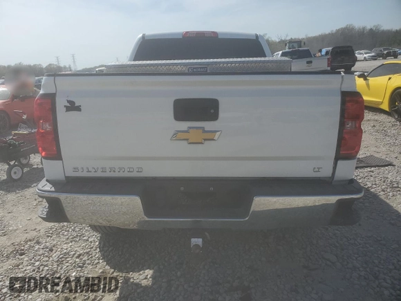 2017 Chevrolet Silverado 1500 LT with VIN 3GCPCREC4HG129055, listed as a Copart auction lot 50312855 with 121,334 mi miles and Salvage Title. Bid and sale history available at carsss.com. Image 6.