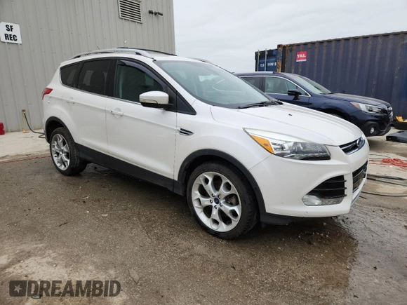 2013 Ford Escape Titanium with VIN 1FMCU0J98DUD76289, listed as a Copart auction lot 62125675 with 155,823 mi miles and Non repairable. Bid and sale history available at DreamBid. Image 4.