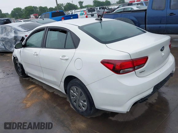 2020 Kia Rio LX with VIN 3KPA24AD5LE341235, listed as a IAAI auction lot 41948649 with 34,581 mi miles. Bid and sale history available at carsss.com. Image 3.