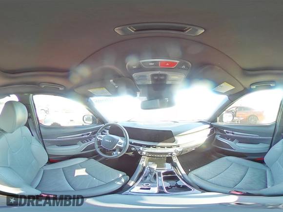 2023 Kia Telluride SX with VIN 5XYP5DGC3PG348337, listed as a Copart auction lot 53195555 with 47,633 mi miles and Salvage title. Bid and sale history available at DreamBid. Image 14.
