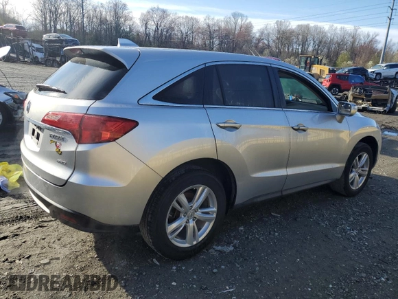 2015 Acura RDX with VIN 5J8TB4H38FL016212, listed as a Copart auction lot 50020055 with 112,959 mi miles and Salvage Title. Bid and sale history available at carsss.com. Image 3.