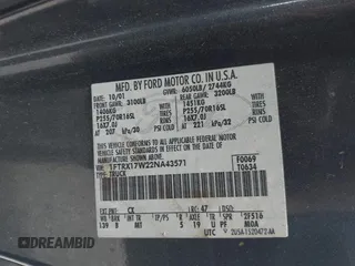 2002 Ford F-150 XL with VIN 1FTRX17W22NA43571, listed as a IAAI auction lot 42697861 with Not provided miles and . Bid and sale history available at DreamBid. Image 9.
