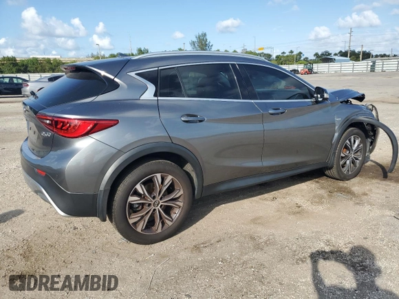 2017 Infiniti QX30 Luxury with VIN SJKCH5CR3HA030285, listed as a Copart auction lot 78579464 with 74,645 mi miles and Salvage Title. Bid and sale history available at carsss.com. Image 3.