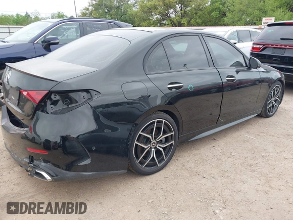 2022 Mercedes-Benz C 300 with VIN W1KAF4GB8NR046010, listed as a IAAI auction lot 41884770 with 34,972 mi miles and . Bid and sale history available at DreamBid. Image 4.