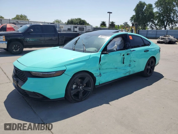 2023 Honda Accord Sport-L with VIN 1HGCY2F74PA024667, listed as a Copart auction lot 55311745 with Not provided miles and Salvage title. Bid and sale history available at DreamBid. Image 1.