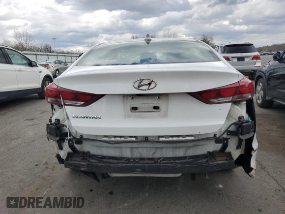 2018 Hyundai Elantra SEL with VIN 5NPD84LF9JH334453, listed as a Copart auction lot 51203565 with 121,635 mi miles and Salvage Title. Bid and sale history available at DreamBid. Image 6.