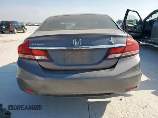 2014 Honda Civic Sedan LX with VIN 19XFB2F59EE057461, listed as a Copart auction lot 53430745 with 163,586 mi miles and Salvage Title. Bid and sale history available at carsss.com. Image 6.