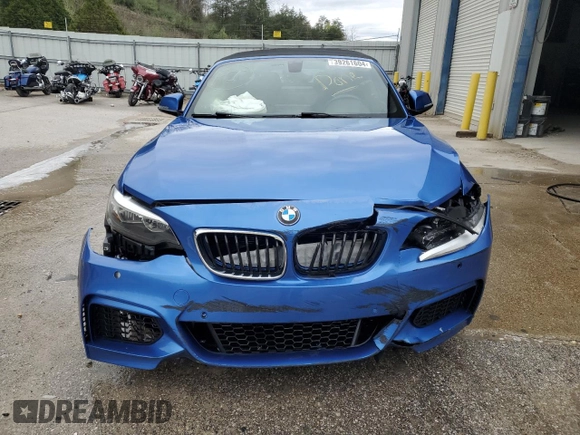 2016 BMW 2 Series 228i with VIN WBA1K9C58GV322471, listed as a Copart auction lot 39261604 with 71,839 mi miles. Bid and sale history available at carsss.com. Image 5.