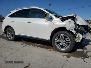 2015 Lexus RX 350 with VIN 2T2ZK1BA8FC197278, listed as a Copart auction lot 51862355 with 104,440 mi miles and Salvage Title. Bid and sale history available at carsss.com. Image 4.