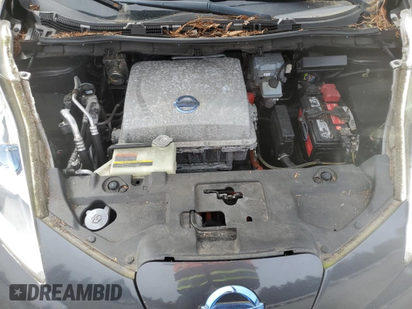 2013 Nissan LEAF SL with VIN 1N4AZ0CP8DC403026, listed as a Copart auction lot 52193775 with 34,712 mi miles and Clean Title. Bid and sale history available at DreamBid. Image 11.